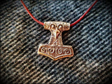 Bronze Raven Mjolnir Thors Hammer from Skane