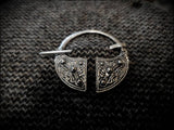 Viking Saxon Celtic Sterling Silver Penannular Cloak Pin