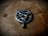 Pewter Viking Horse Pendant