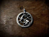 Pewter Viking Horse Pendant