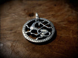 Pewter Viking Horse Pendant