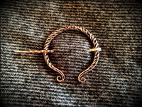 Viking Saxon Bronze Penanular Brooch Cloak Pin