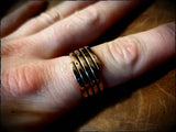 Viking Bronze Coiled Ring