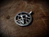 Pewter Viking Horse Pendant