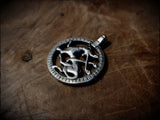 Pewter Viking Horse Pendant