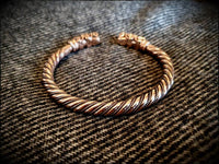 Bronze Viking Wolf Bracelet Arm Ring
