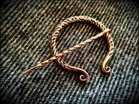 Viking Saxon Bronze Penanular Brooch Cloak Pin