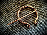Viking Saxon Bronze Penanular Brooch Cloak Pin