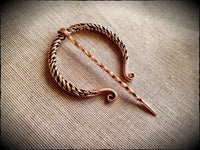 Viking Saxon Bronze Penanular Brooch Cloak Pin