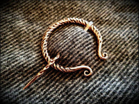 Viking Saxon Bronze Penanular Brooch Cloak Pin
