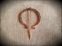Viking Saxon Bronze Penanular Brooch Cloak Pin
