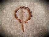 Viking Saxon Bronze Penanular Brooch Cloak Pin