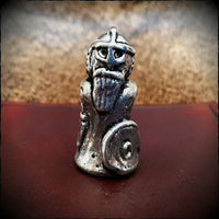 Pewter Norse god Statues Set of 5 (Odin, Thor, Loki, Tyr, Frey)