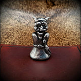Pewter Norse god Statues Set of 5 (Odin, Thor, Loki, Tyr, Frey)