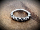 Sterling Silver Viking Twisted Ring