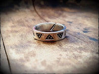 Viking Saxon Sterling Silver 925 Ring
