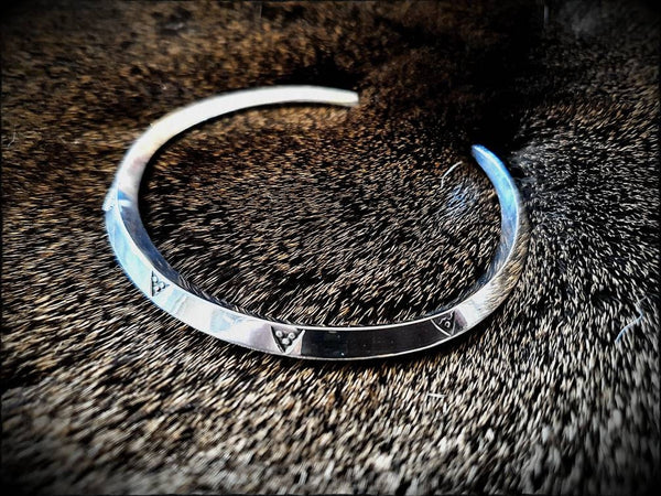 Viking Saxon Sterling Silver Hacksilver Money Ring Bracelet
