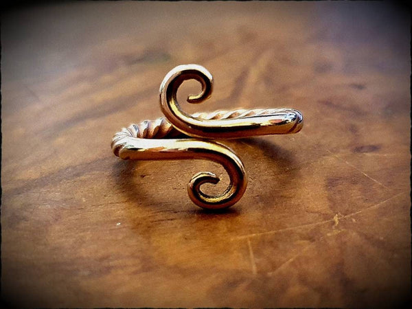 Viking Celtic Brass Ring