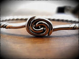 Viking Silver Bangle Bracelet