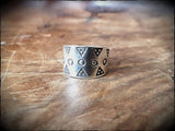 Viking Silver Stamped Ring