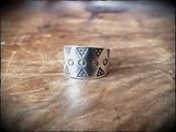 Viking Silver Stamped Ring