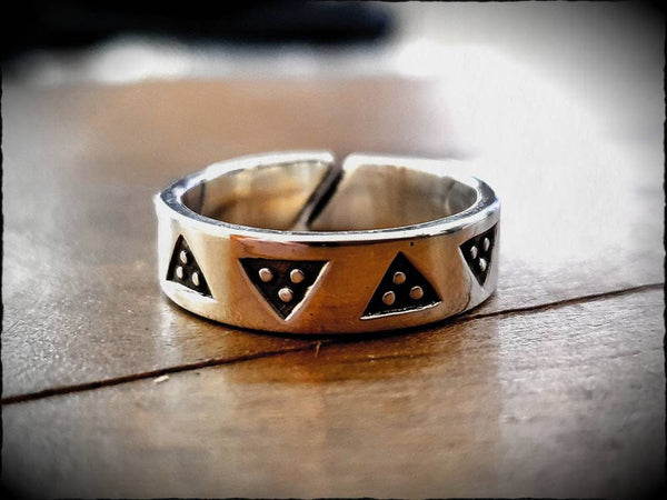 Viking Saxon Sterling Silver 925 Ring
