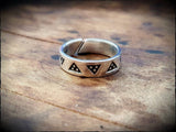 Viking Saxon Sterling Silver 925 Ring