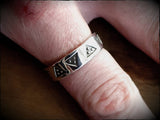 Viking Saxon Sterling Silver 925 Ring