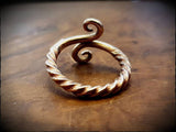 Viking Celtic Brass Ring