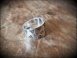 Viking Silver Stamped Ring