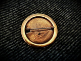 Viking Norse Bronze Circular Disc Brooch