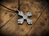 Gotland Pewter Silver Cross Pendant