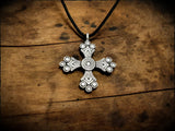 Gotland Pewter Silver Cross Pendant