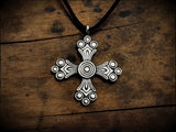Gotland Pewter Silver Cross Pendant