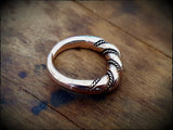Viking Celtic Twisted Chunky Bronze Ring Adjustable/Non-adjustable