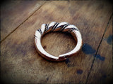 Viking Celtic Twisted Chunky Bronze Ring Adjustable/Non-adjustable