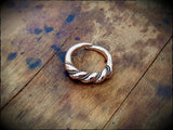 Viking Celtic Twisted Chunky Bronze Ring Adjustable/Non-adjustable