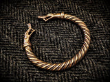 Bronze Viking Dragon Serpent Bracelet Arm Ring