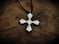 Gotland Pewter Cross Pendant