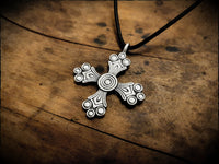 Gotland Pewter Cross Pendant
