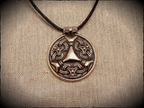 Viking Pendant Uppland Sweden Pewter Bronze or Silver
