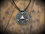 Viking Pendant Uppland Sweden Pewter Bronze or Silver