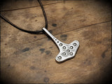 Flekstad Mjolnir Thors Hammer Pendant in Pewter, Bronze or Silver