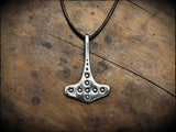 Flekstad Mjolnir Thors Hammer Pendant in Pewter, Bronze or Silver