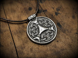 Viking Pendant Uppland Sweden Pewter Bronze or Silver