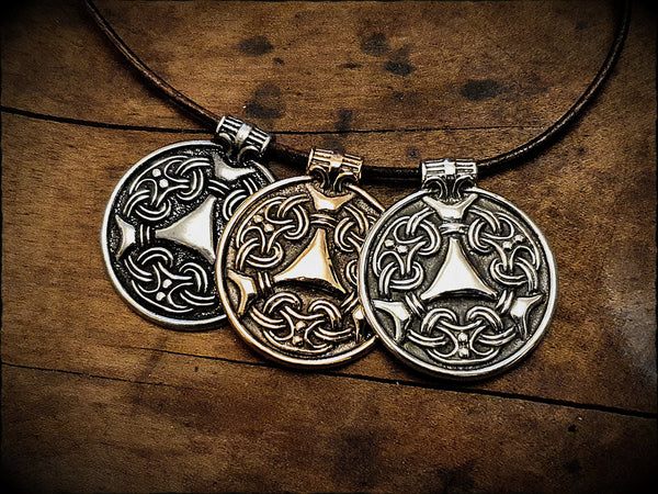 Viking Pendant Uppland Sweden Pewter Bronze or Silver