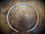 Sterling SIlver Viking Celtic Torc