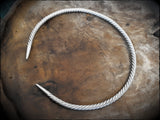 Sterling SIlver Viking Celtic Torc