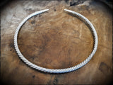 Sterling SIlver Viking Celtic Torc