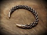 Viking Chunky Twisted Braided Bracelet Arm Ring